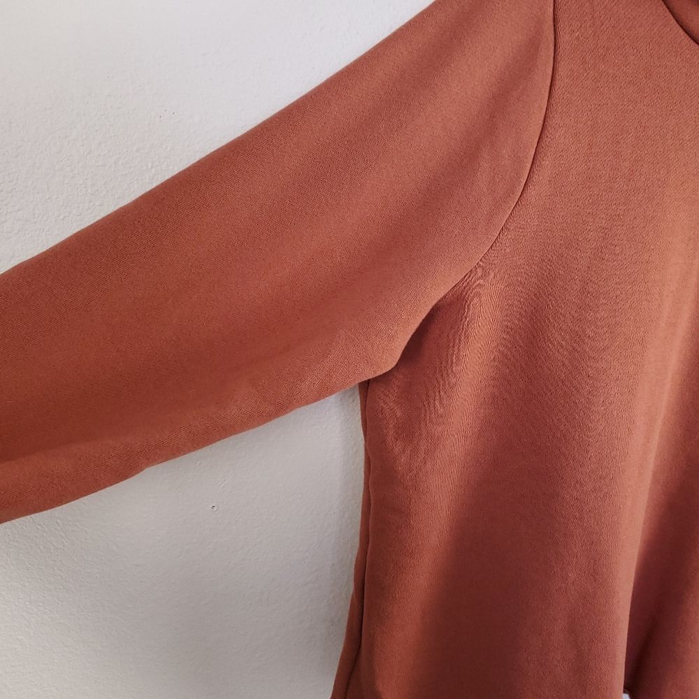 Madewell Rust Betterterry Relaxed Turtleneck Boxy… - image 5